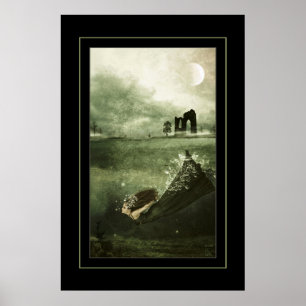 Affiches bonjour noir