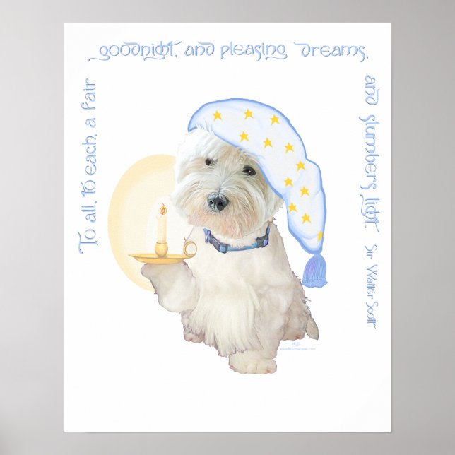 Affiches Bonne Nuit Bleu (Devant)