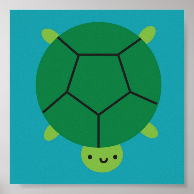 Affiches Bonne tortue (Devant)