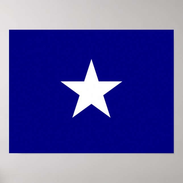 Affiches Bonnie Blue Flag White Star (Devant)