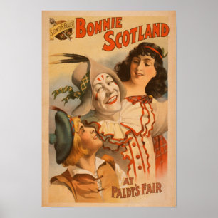 Affiches Bonnie Scotland au Fair Clown Theatre