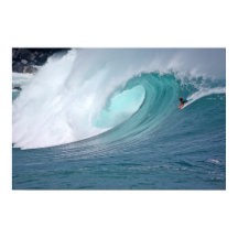 Boogieboarder de la baie de Waimea