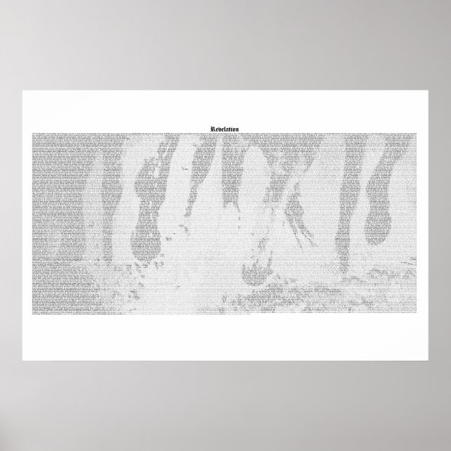 Affiches Book of Revelation (complete KJV text) (Devant)