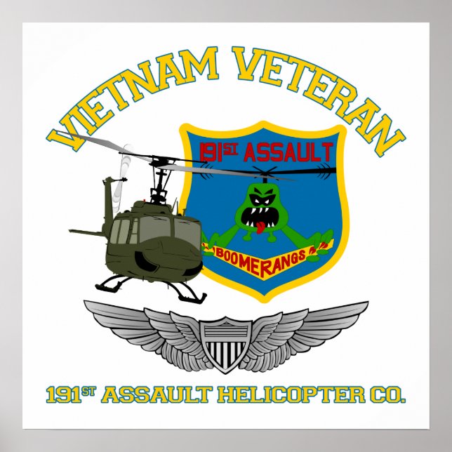 Affiches Boomerangs Vietnam (Pilot Wings) (Devant)