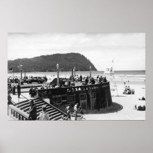 Affiches Bord de la mer, revirement de l'Orégon et tête de