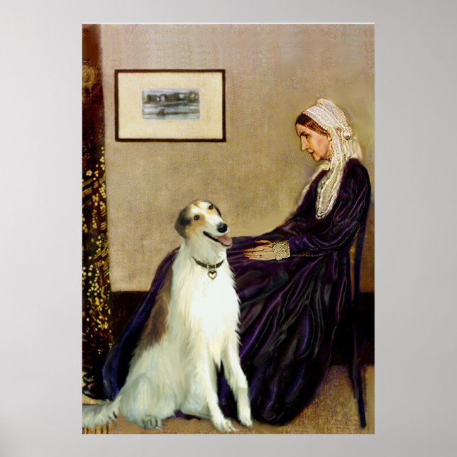 Affiches Borzoi - La mère de Whistler (Devant)