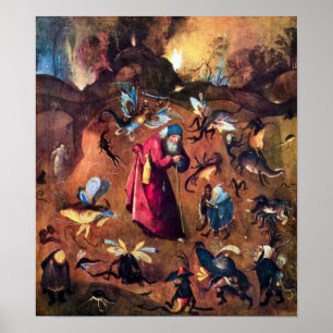 Affiches Bosch-Tentation de Hieronymus de St Anthony