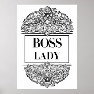 Affiches Boss Lady - Élégante autonomisation
