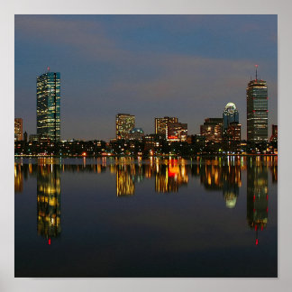 Affiches Boston Backbay la nuit