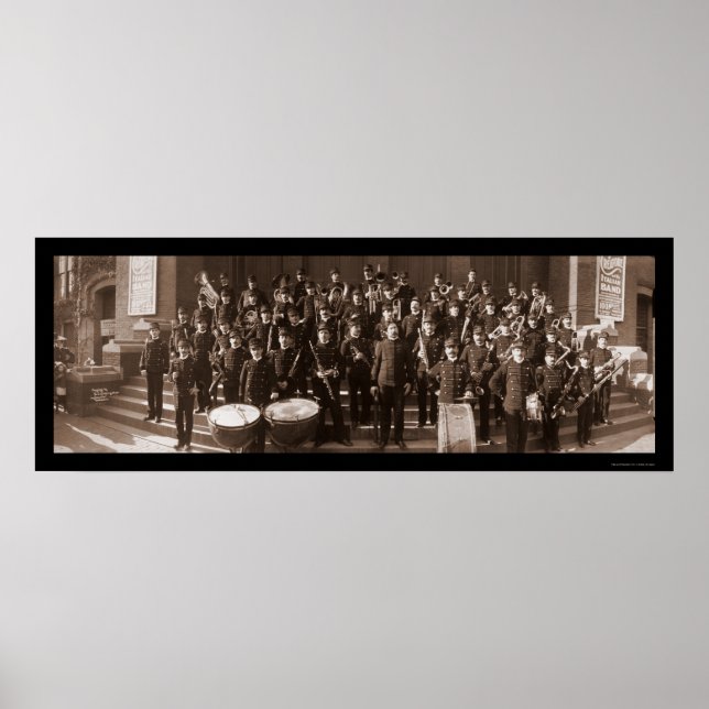 Affiches Boston MA Band Photo 1903 (Devant)