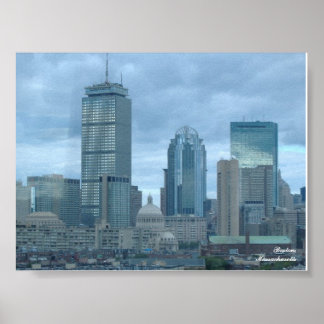 Affiches Boston Skyline