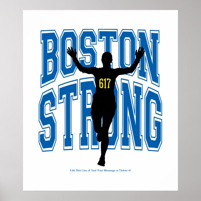 Affiches Boston Strong Runner (Devant)