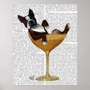 Affiches Boston Terrier en verre de cocktail