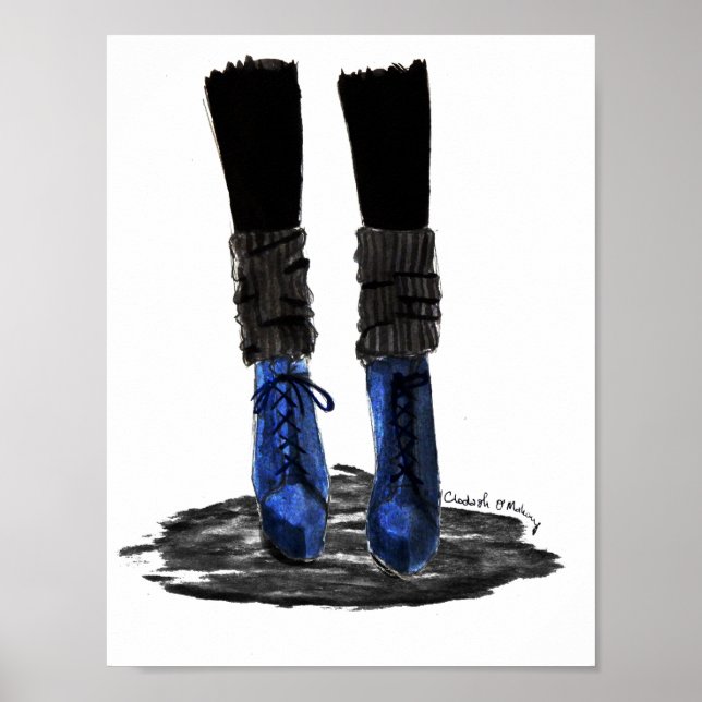 Affiches Bottes bleues (Devant)