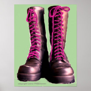Affiches Bottes roses
