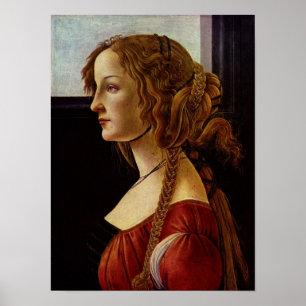 Affiches Botticelli-Portrait de Simonetta Vespucci