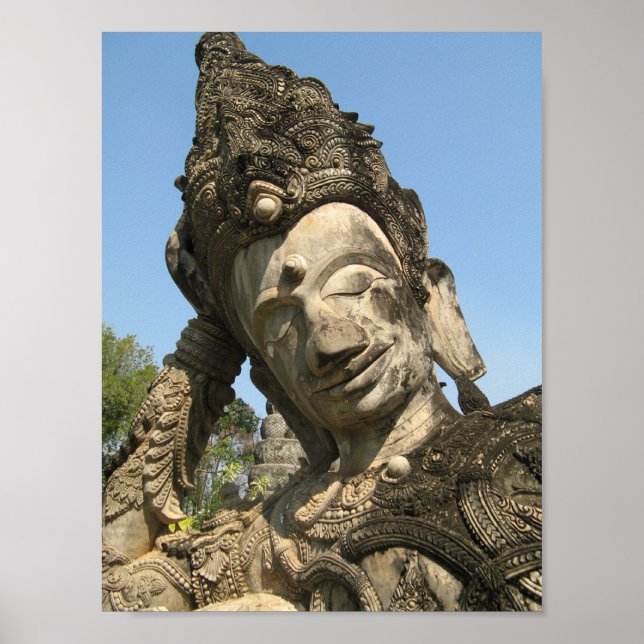 Affiches Bouddha en cours... Nong Khai, Isan, Thaïlande (Devant)