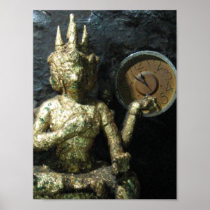 Affiches Bouddha Heure ... Thaïlande