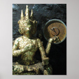 Affiches Bouddha Heure ... Thaïlande