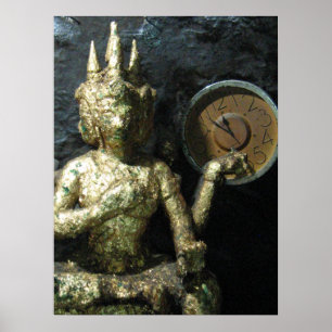 Affiches Bouddha Heure ... Thaïlande