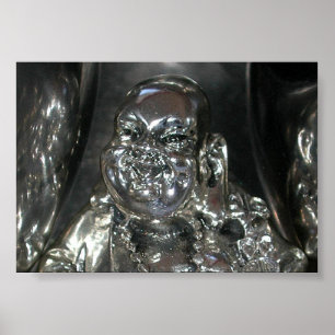 Affiches Bouddha heureux