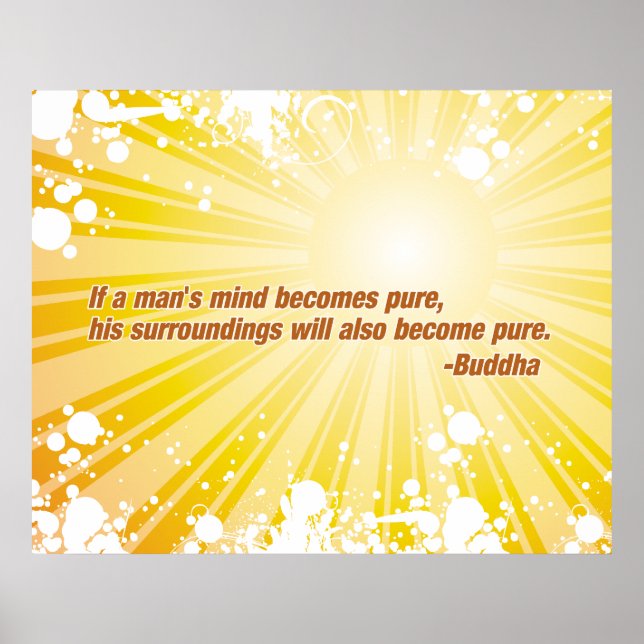 Affiches Bouddha pur (Devant)