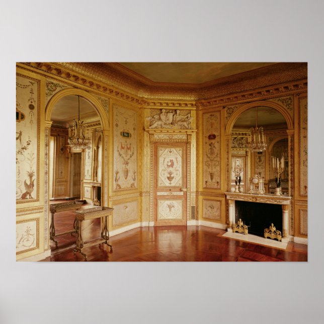 Affiches Boudoir de Marie-Antoinette décoré en 1785 (Devant)