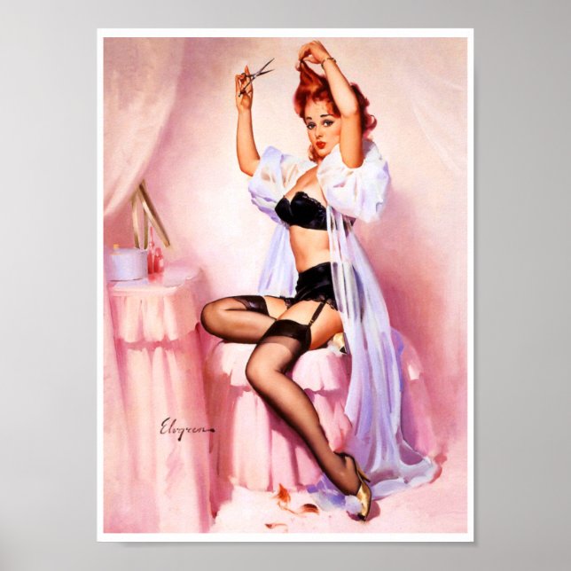 Affiches Boudoir Pin Up (Devant)
