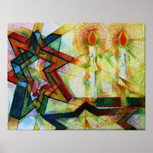 Affiches Bougies de Shabbat