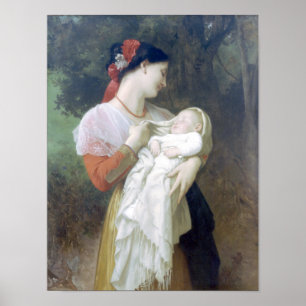 Affiches Bouguereau - Amiration Maternelle