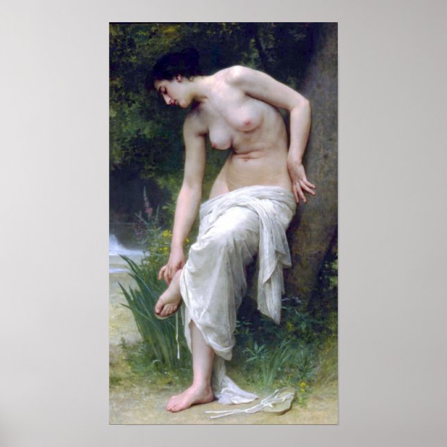 Affiches Bouguereau - Apres Le Bain (Devant)