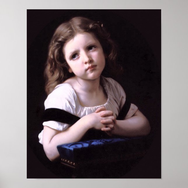 Affiches Bouguereau - La Prière (Devant)