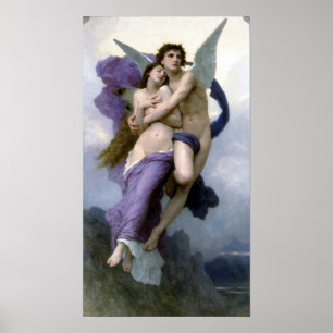 Affiches Bouguereau - Le Ravissement de Psyche