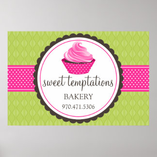 Affiches Boulangerie Cupcake