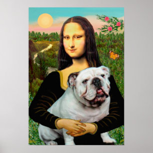 Affiches Bouledogue anglais 9 - Mona Lisa