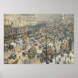 Affiches Boulevard des Italiens, Matin, Sunlight, 1897