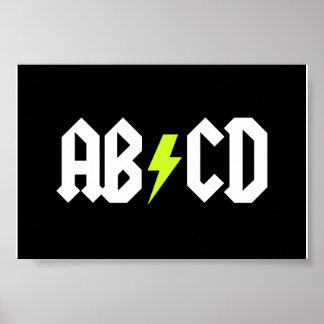 Affiches Boulon jaune ABCD