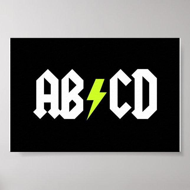 Affiches Boulon jaune ABCD (Devant)