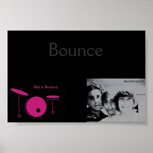 Affiches Bounce the Band (Devant)