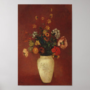 Affiches Bouquet dans un vase chinois, Odilon Redon Fine Ar