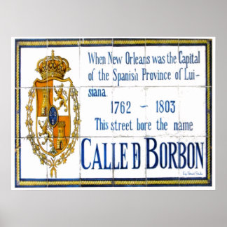 Affiches Bourbon St Tile Mural