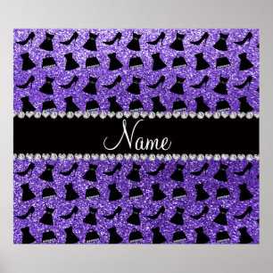 Affiches Bourse pourpre nommée faite sur commande de robe