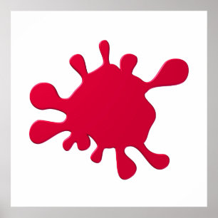 Affiches Bouton rouge