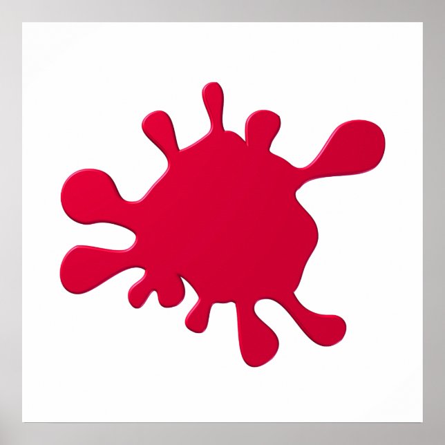 Affiches Bouton rouge (Devant)