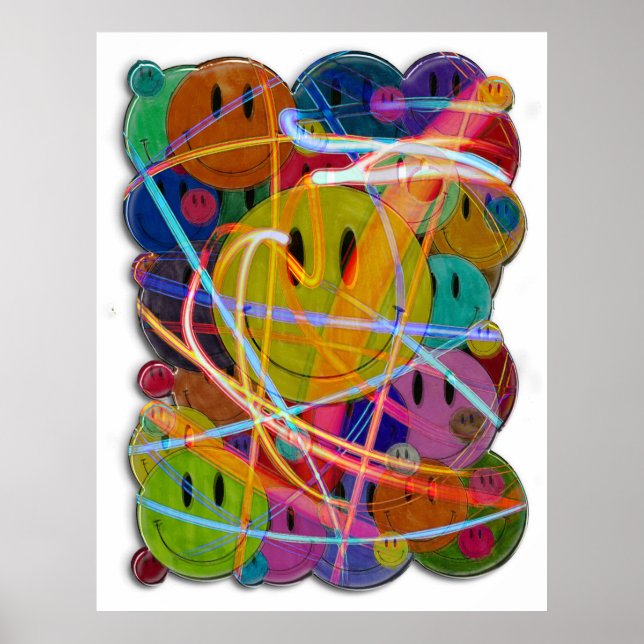 Affiches Boutons Visage (Devant)