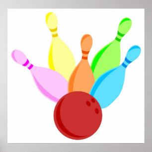 Affiches Bowling à dix broches