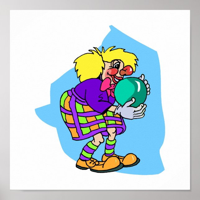 Affiches Bowling Clown (Devant)