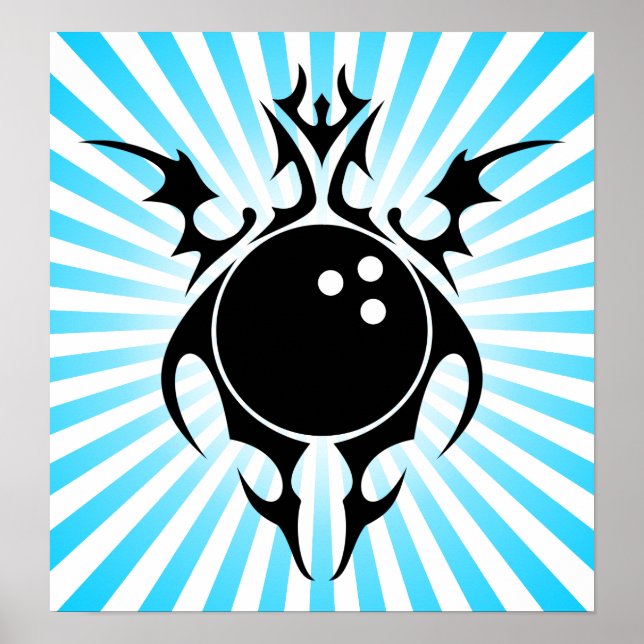Affiches bowling : tribalz (Devant)