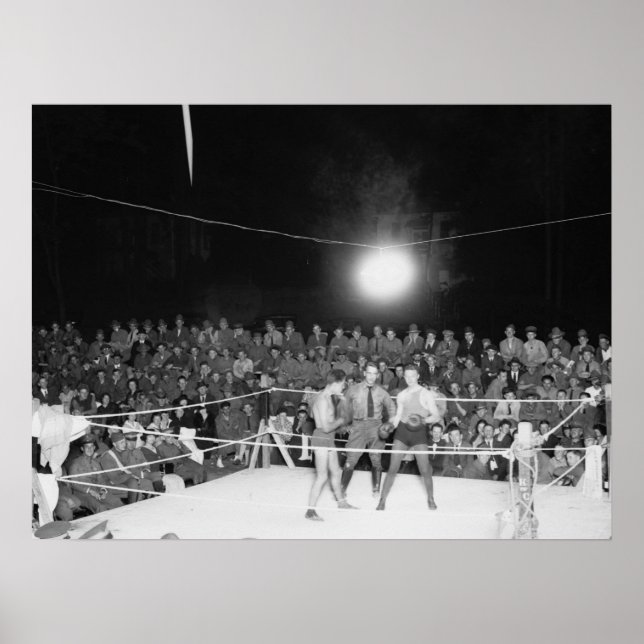 Affiches Boxe à Walter Reed, années 1920 (Devant)