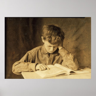 Affiches Boy Study par Lewis Hine